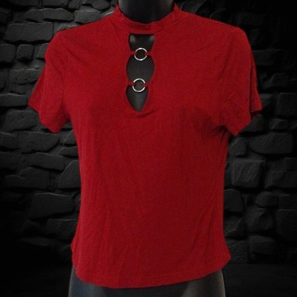 Sensual Bodycon Intense Red Top